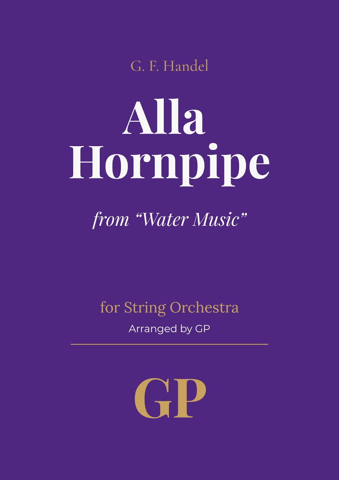 GP Premium Sheet Music Cover