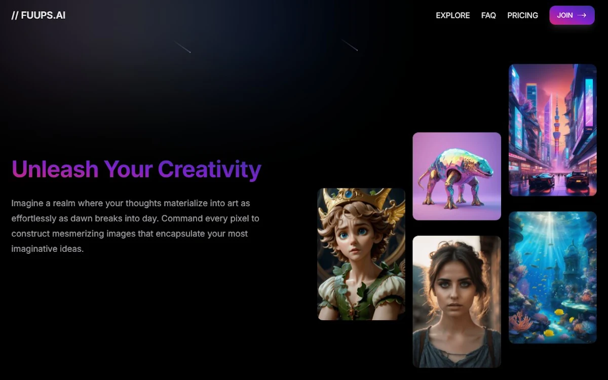 Captura de Fuups.AI