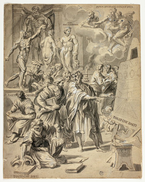 Allegorical Scene in Artists Studio