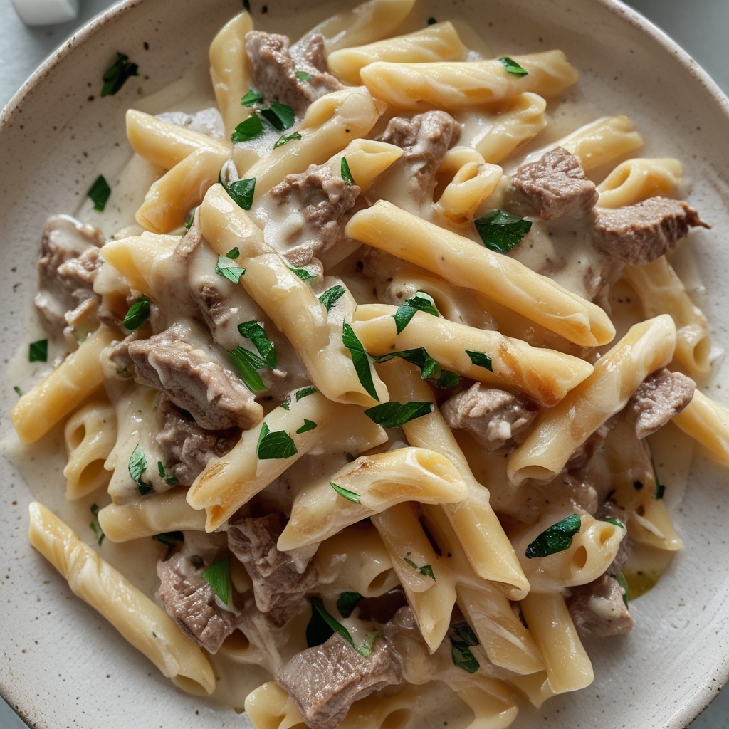 Creamy High Protein Beef Pasta - Easy Comfort Food for Busy Weeknights