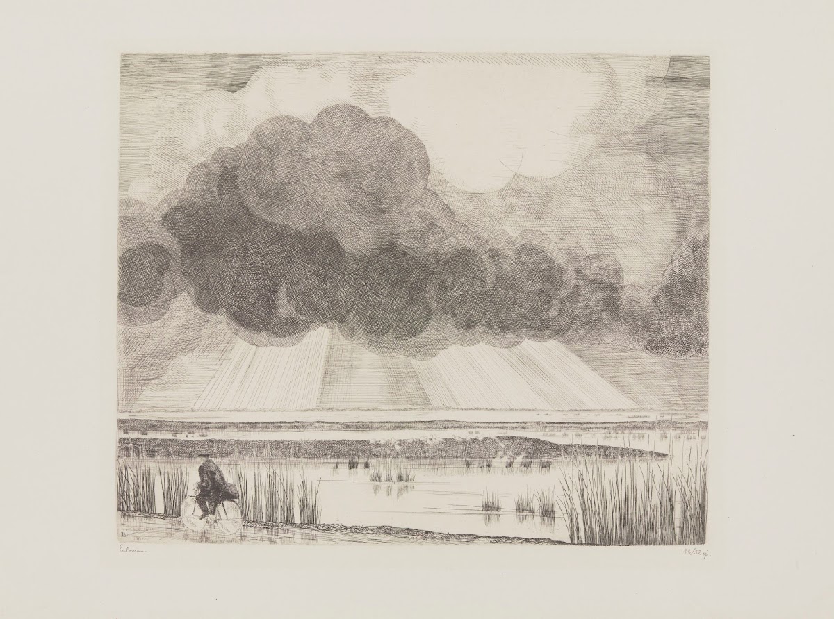 Paysage au cycliste 1932