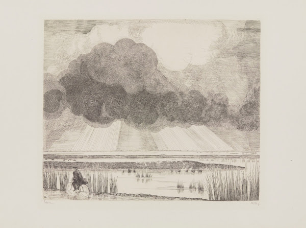Paysage au cycliste 1932