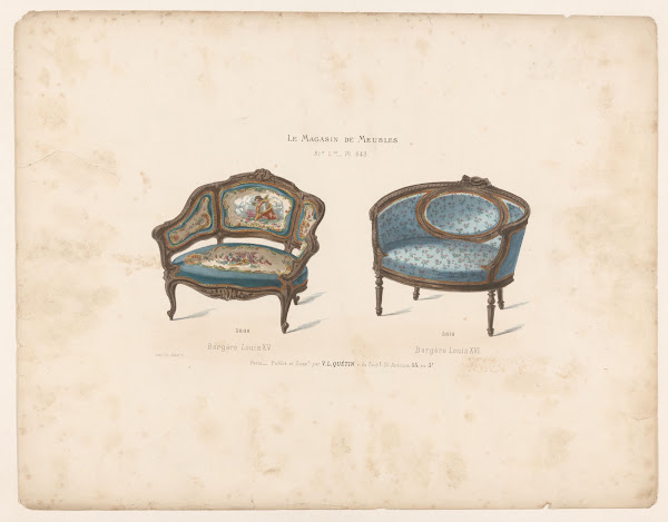 Bergère Louis XV  Bergère Louis XVI 1832   1904