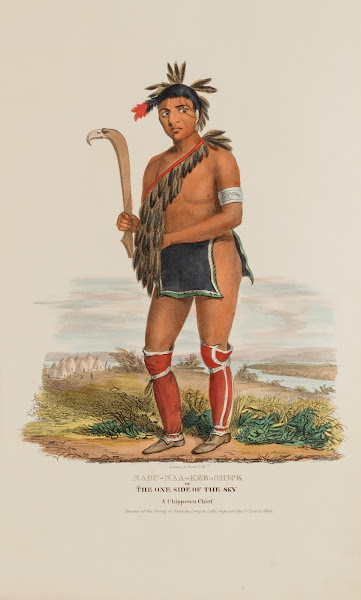 NABU NAA KEE SHICK or The One Side of the Sky A Chippewa Chief 1835