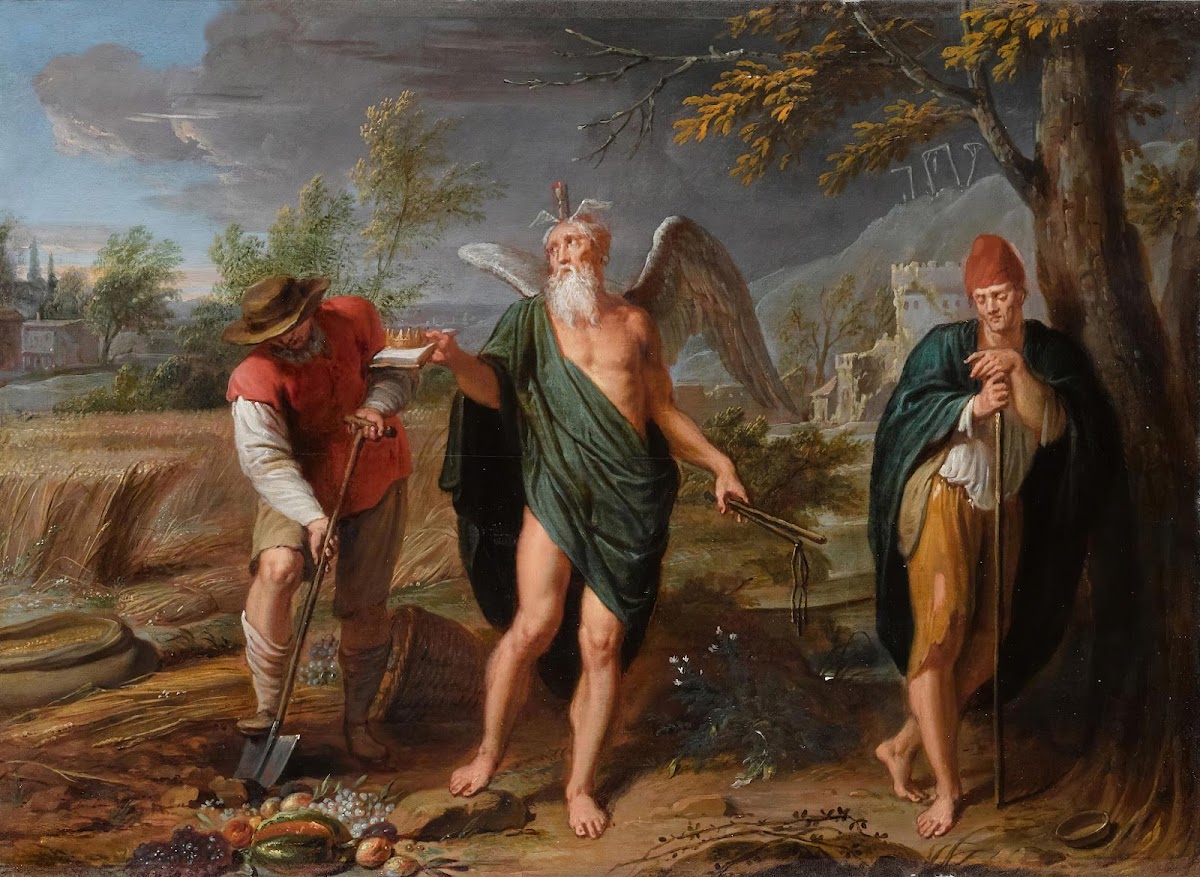 Allegory Of Time Work And Idleness