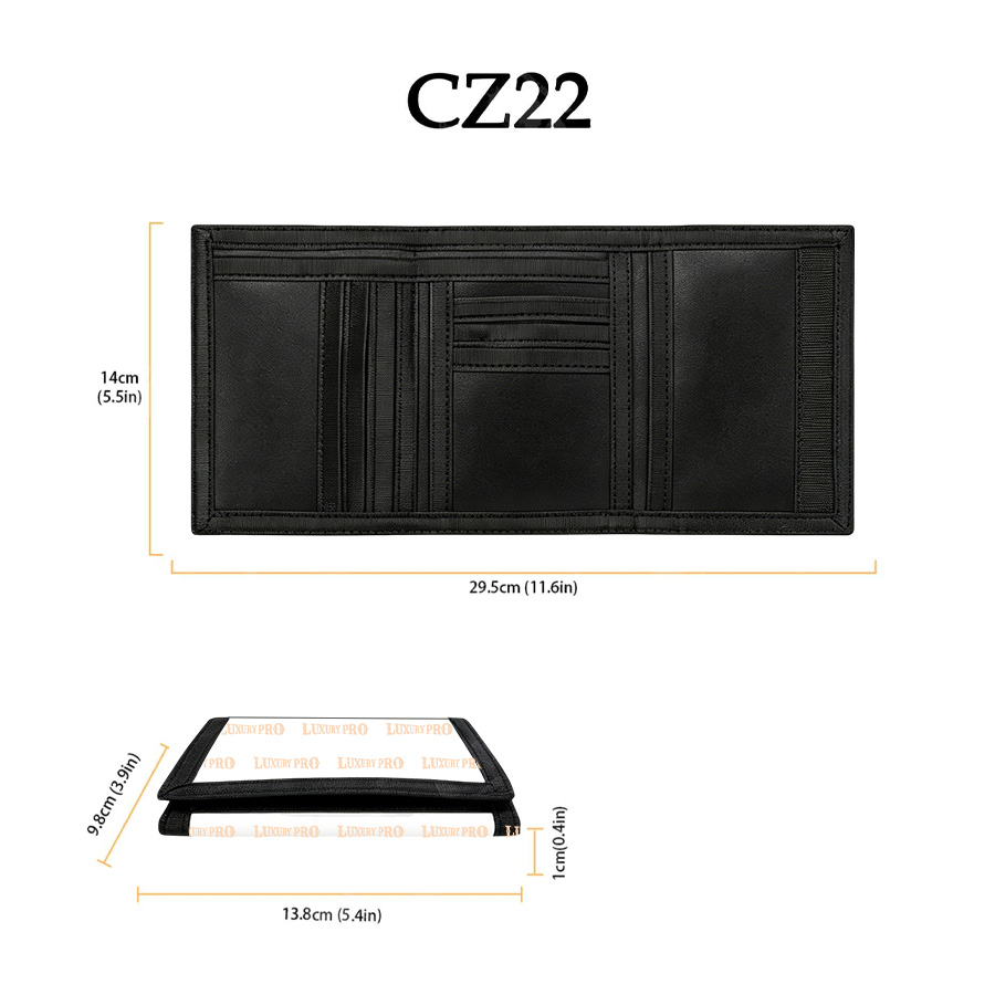 Polyester Tri-Fold Wallet
