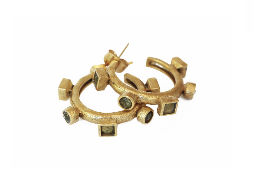 Серьги-кольца Медуза PM