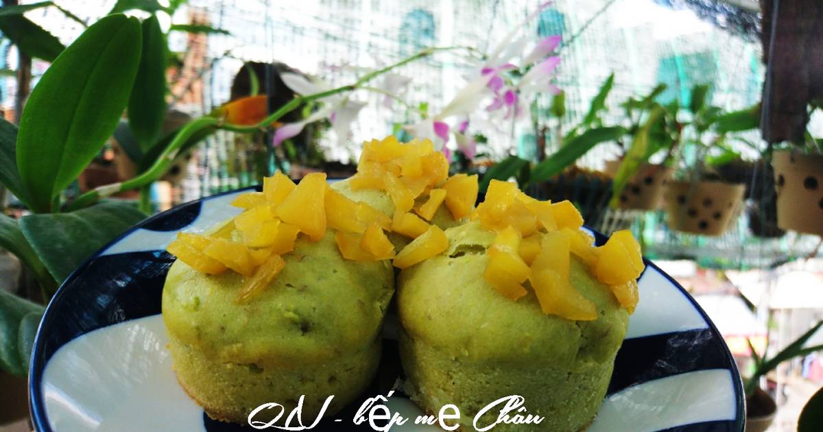 Bánh muffin bơ đào