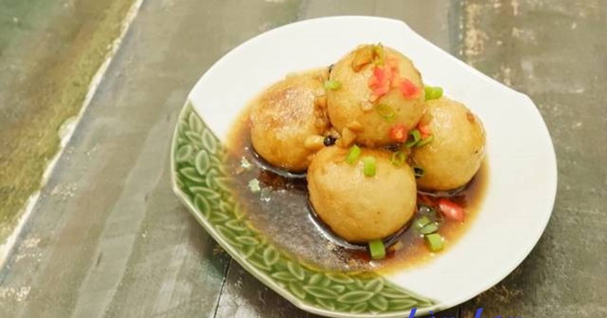 Chả Cá Bọc Trứng Cút Rim Nước Tương