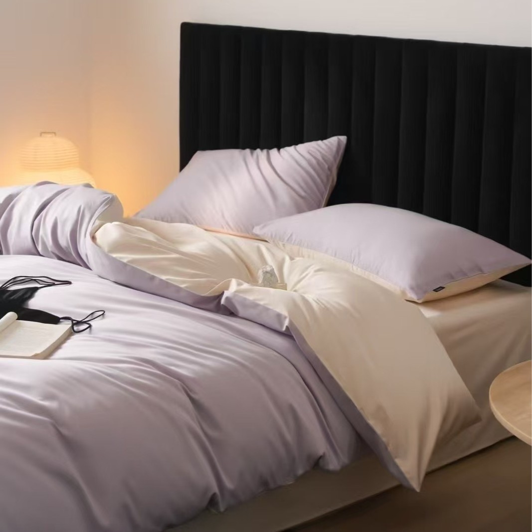Bedding set made of long-staple cotton, satin weave