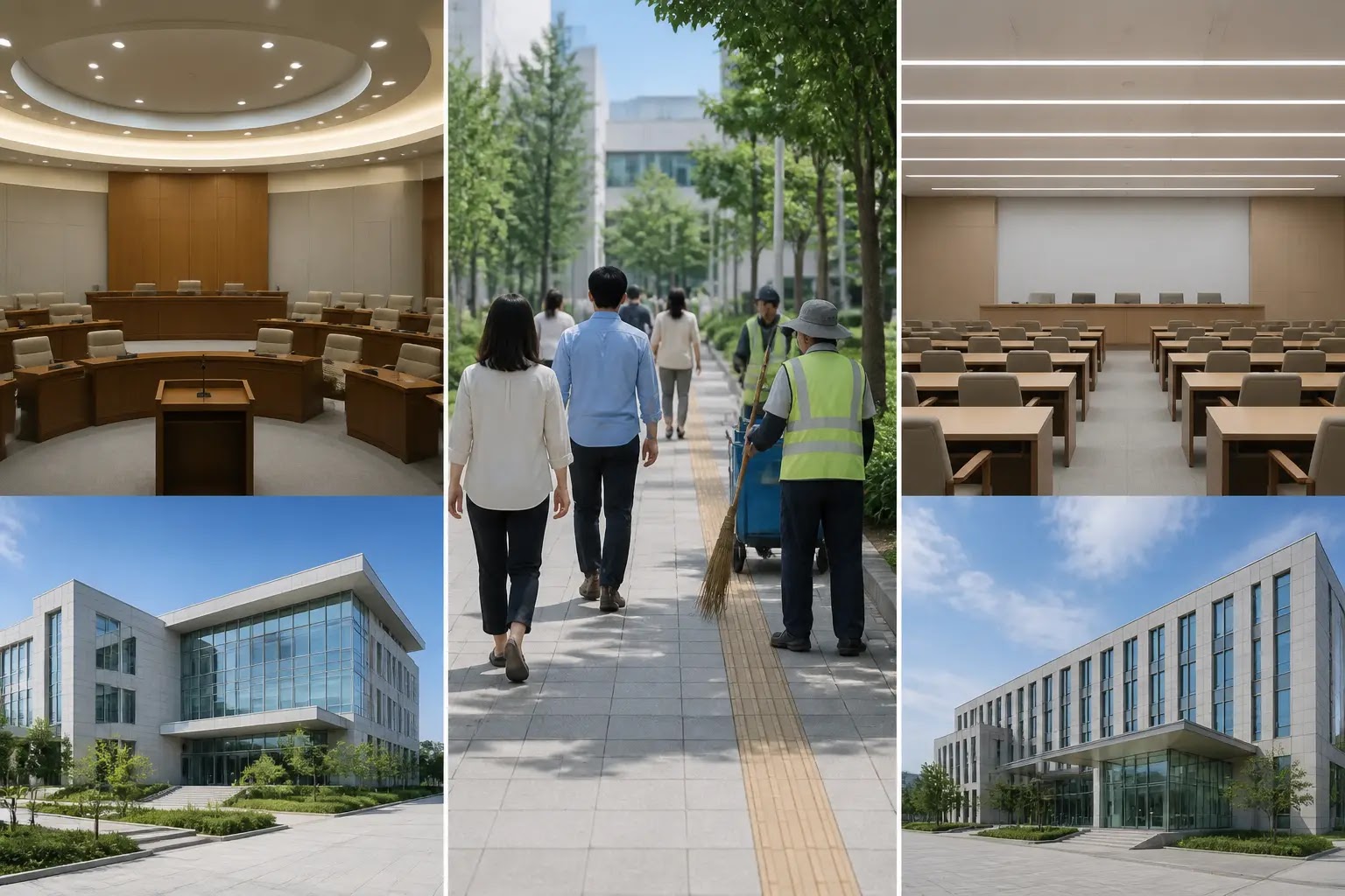 AI-generated Domestic Daily Brief multi-story editorial montage