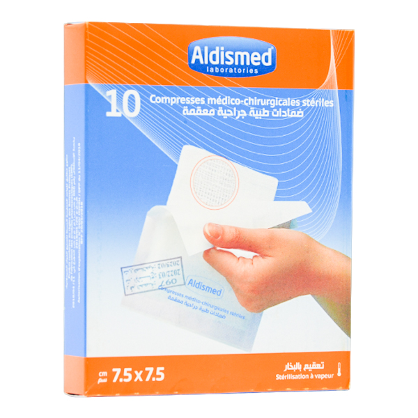 COMPRESSE STERILE 7.5*7.5   B/10