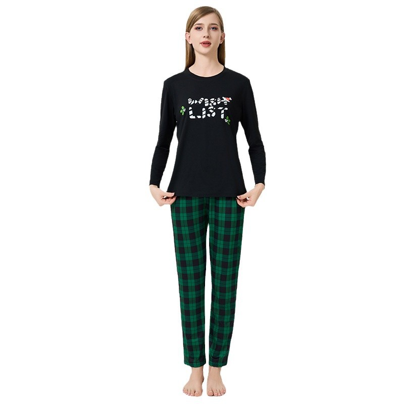 Women's Pajama Set, Long Sleeve, with Christmas Print