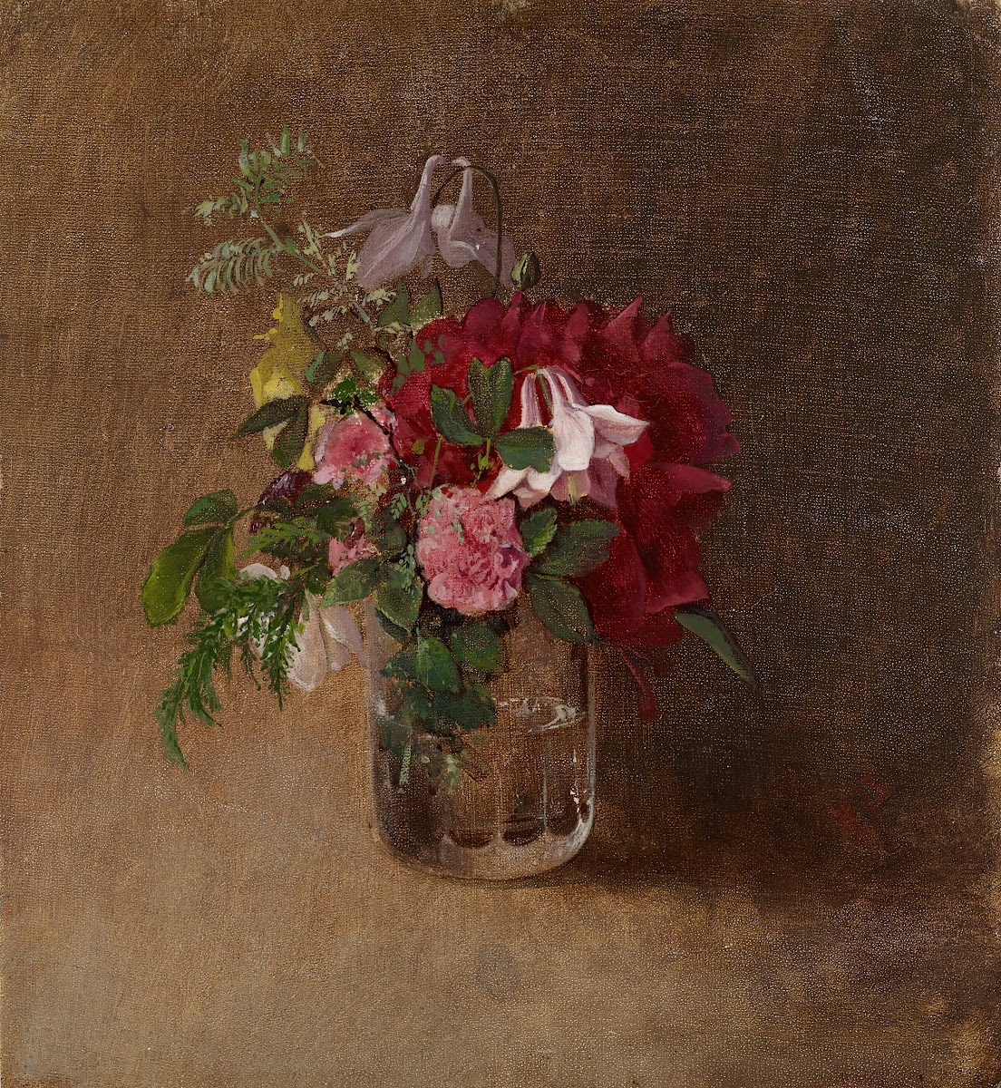 Flowers in a Glass 1873