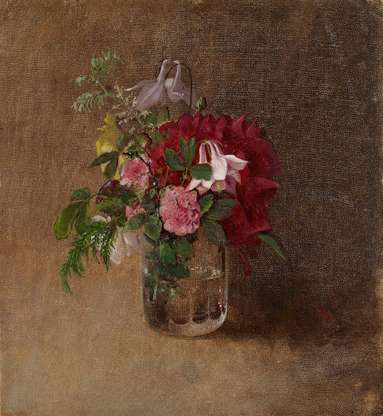 Flowers in a Glass 1873