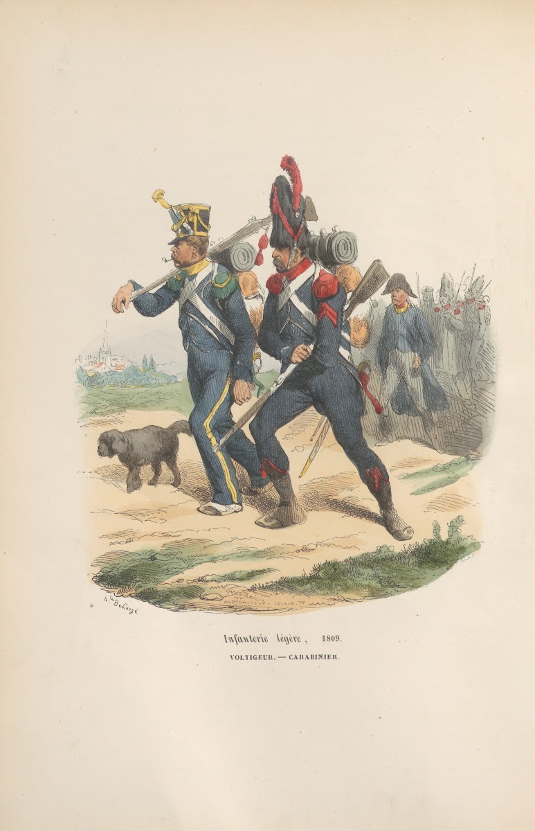 Infanterie légére 1809 Voltigeur  Carabinier 1844