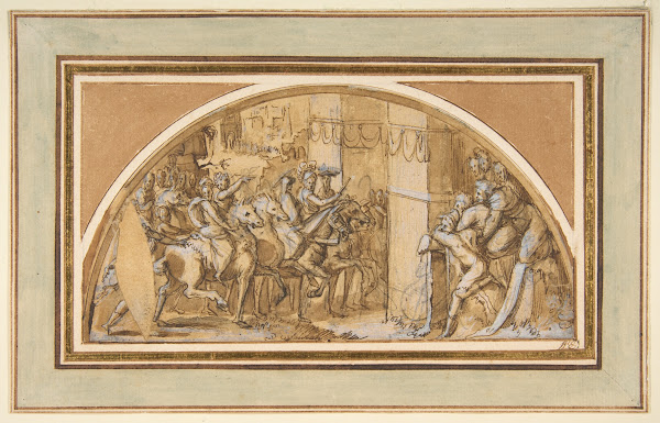 Triumphal Entry into a City 1530s