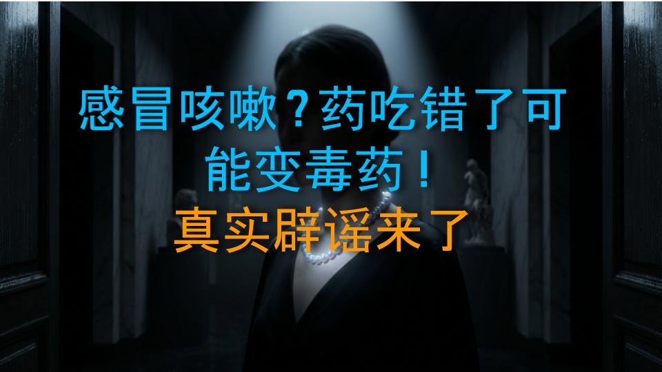 感冒咳嗽？药吃错了可能变毒药！真实辟谣来了