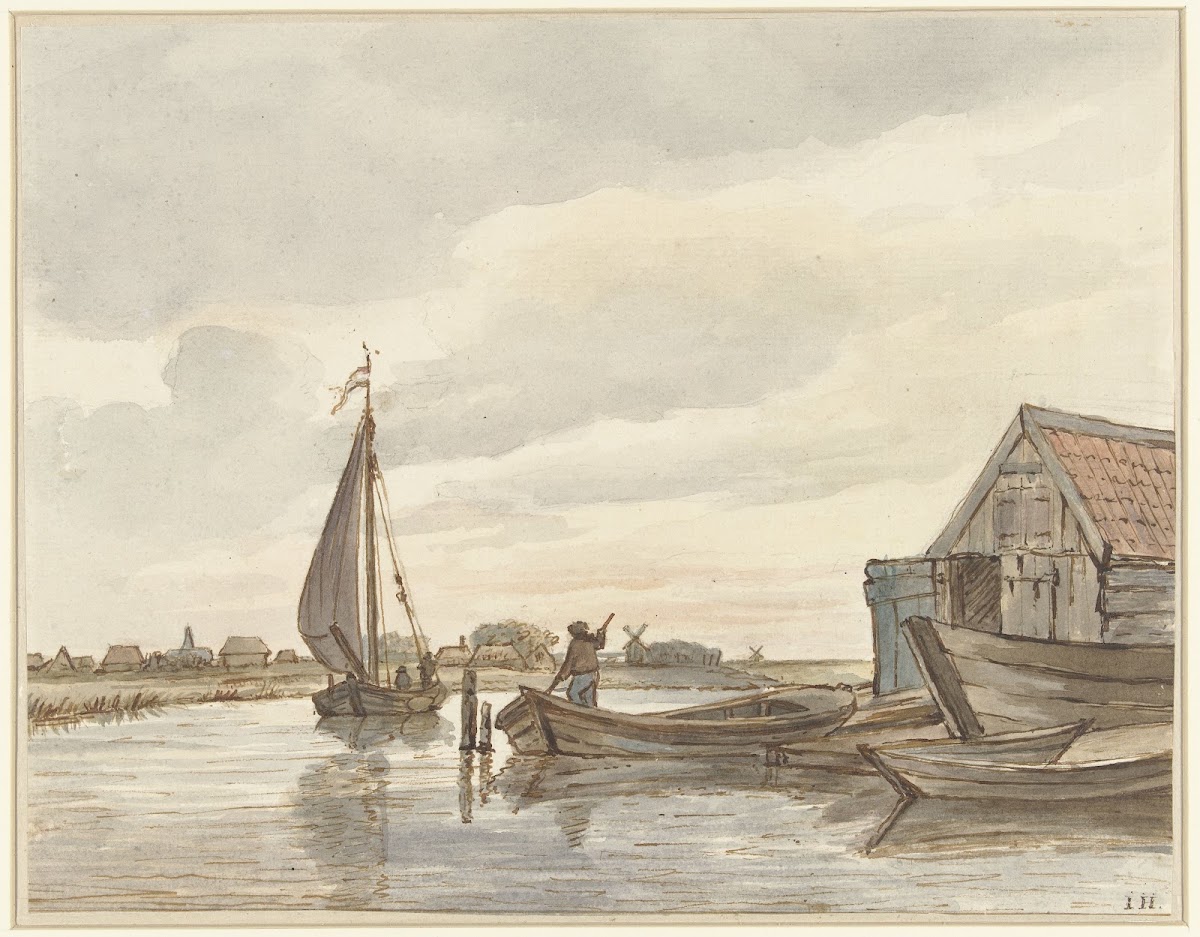 Enkele bootjes op een sloot 1776   1822