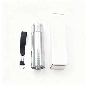 UV-Taschenlampe mit Aluminium-Gehäuse