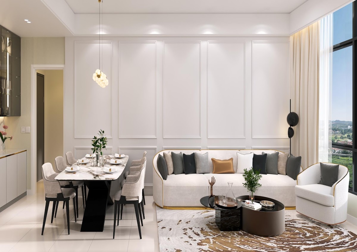 The Maple Residences @ W City OUG — living dining area