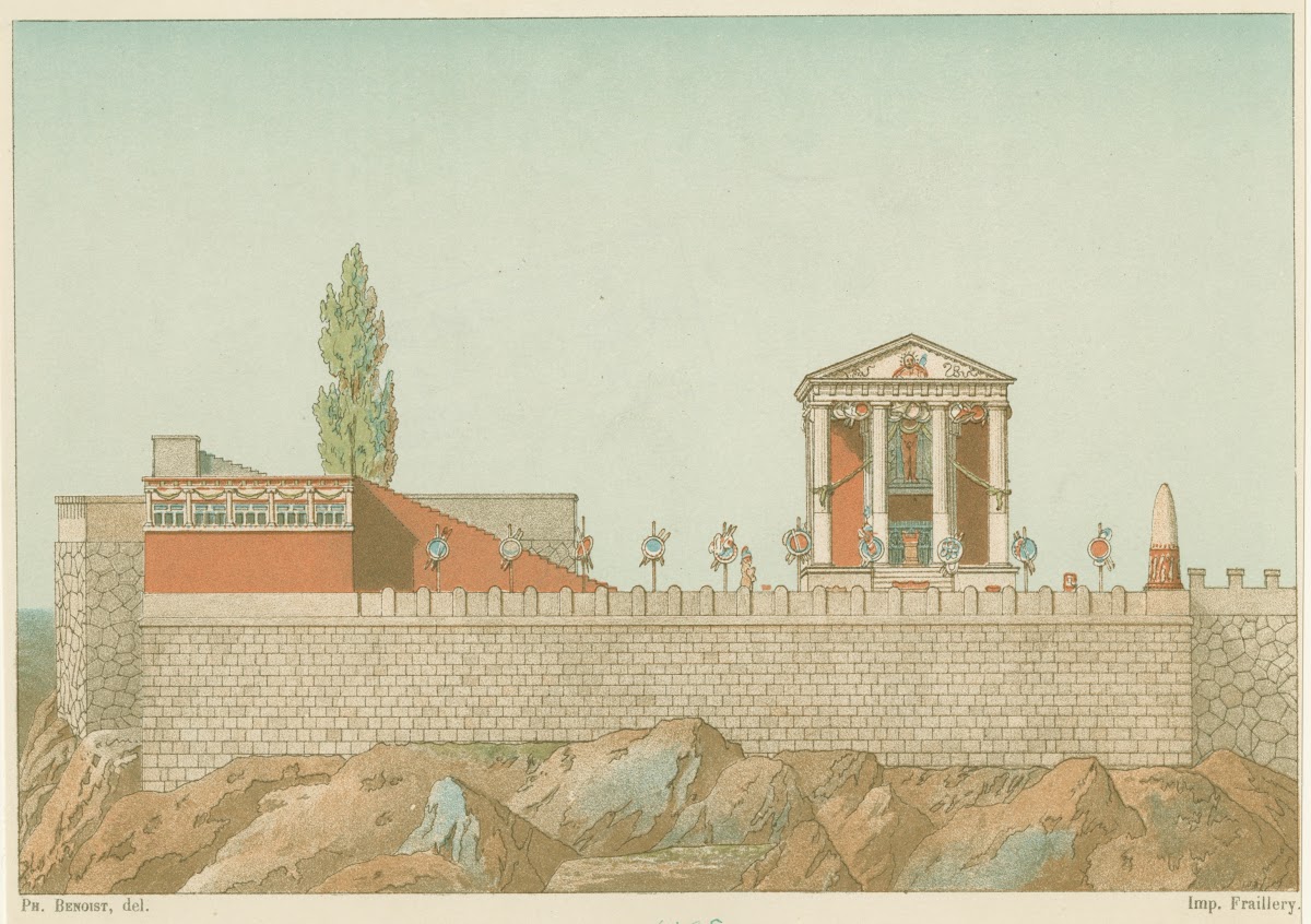 Temple of Cora as restored by Labrouste 1890
