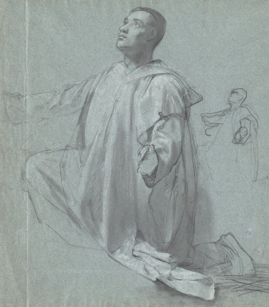 A Young Benedictine Monk Kneeling after 1824