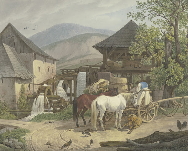 Schneid  und Mahlmühle im Stickelberger Tal unweit der Wienerischen Neustadt an