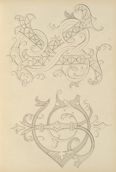 Album de chiffres  monogrammes couronnes de noblesse francaises et etrangeres Pl