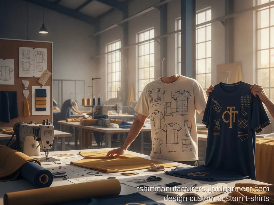 How to Design a Custom custom t-shirts: From Concept to Bulk Production - Gold Garment Vietnam