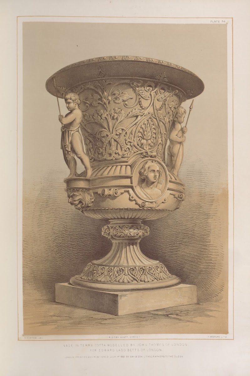 Vase in terra cotta 1851   1853