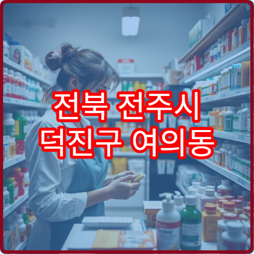 전북 전주시 덕진구 여의동 일요일 당직 약국 문 여는 약국 안내