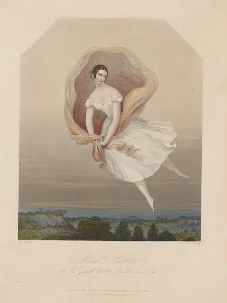 Madlle Cerito in the grand ballet Le lac des fées 1842