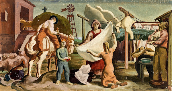 Farm Life mural study ca 1933 1943