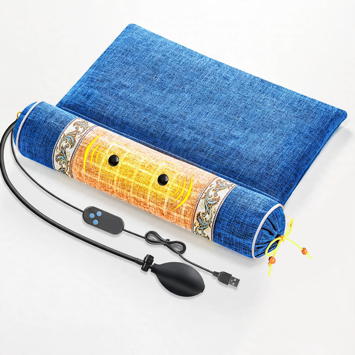 Multifunktionales Nackenkissen mit Massage und Wärmefunktion