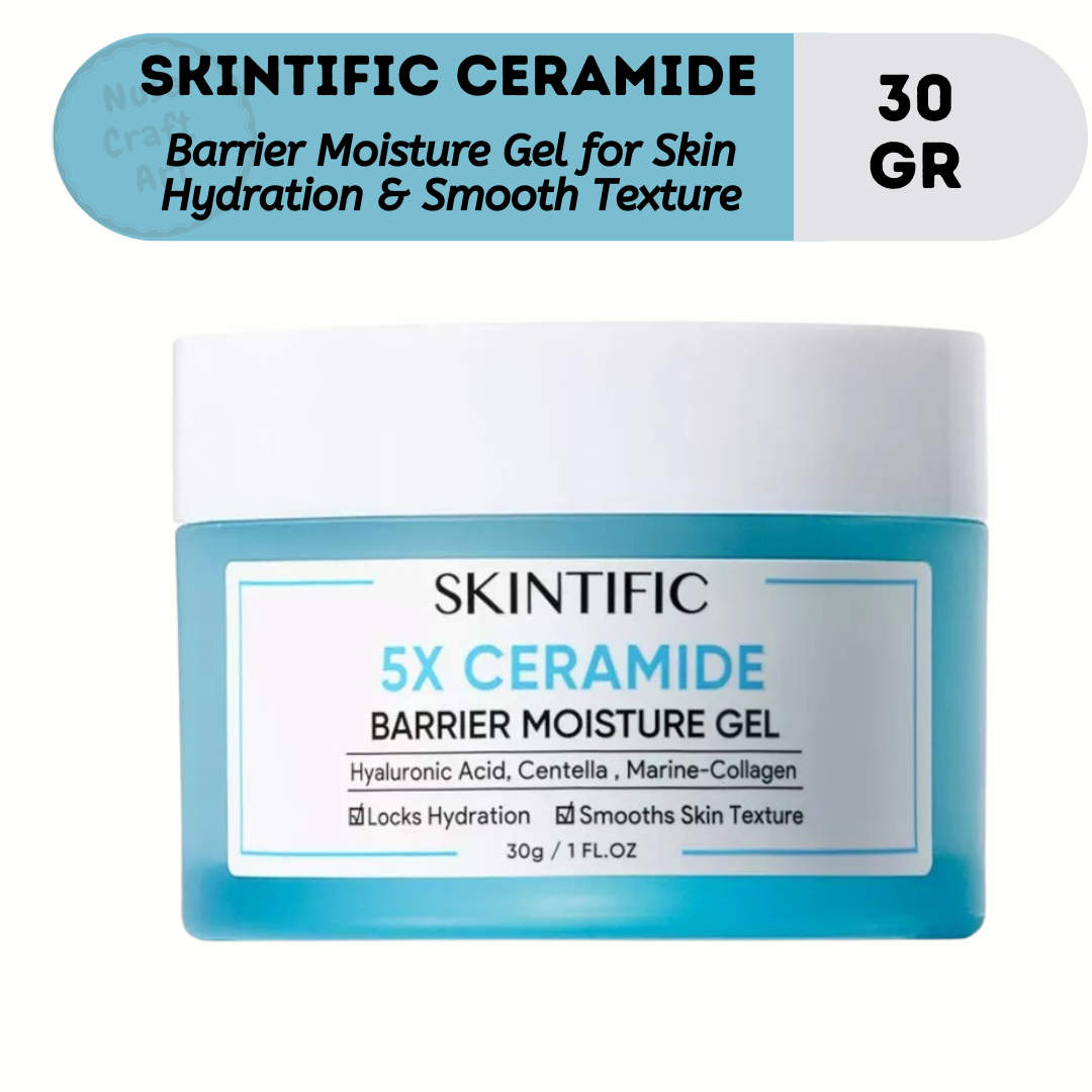 SKINTIFIC Glowing Skincare 5X Ceramide Barrier Moisture Gel For Smooth Skin 30g