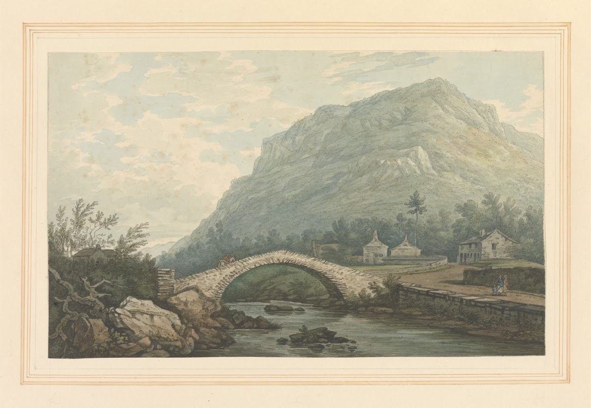 View of Bridge  Village of Rydal
