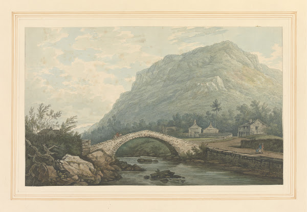 View of Bridge  Village of Rydal
