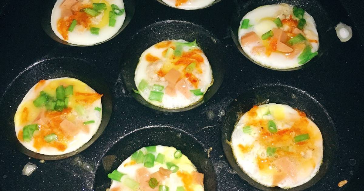 Bánh trứng cút nướng