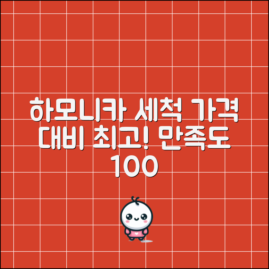 “하모니카세척, 가격 대비 만족도 최고!”