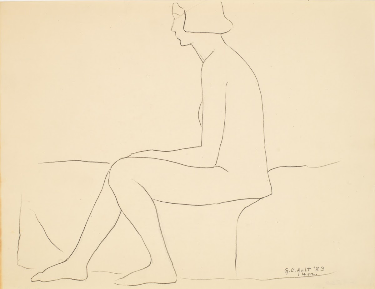 Seated female figure 1923