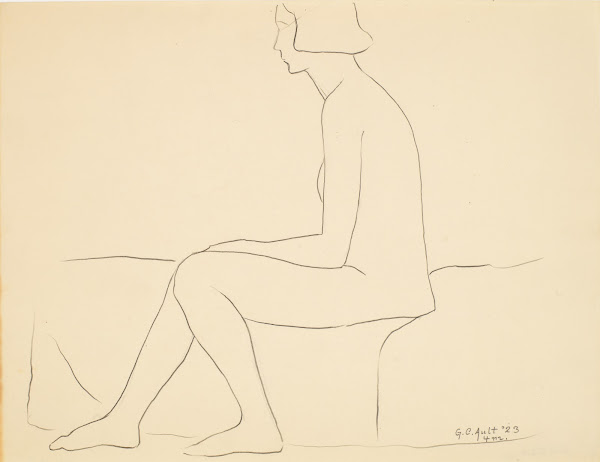 Seated female figure 1923