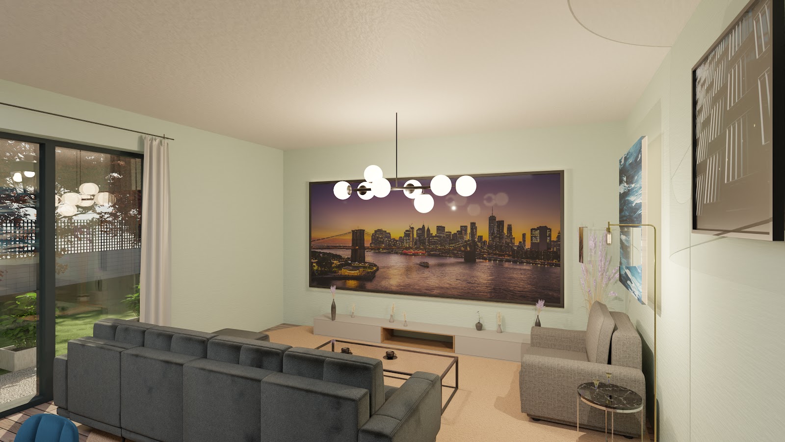 Living room render
