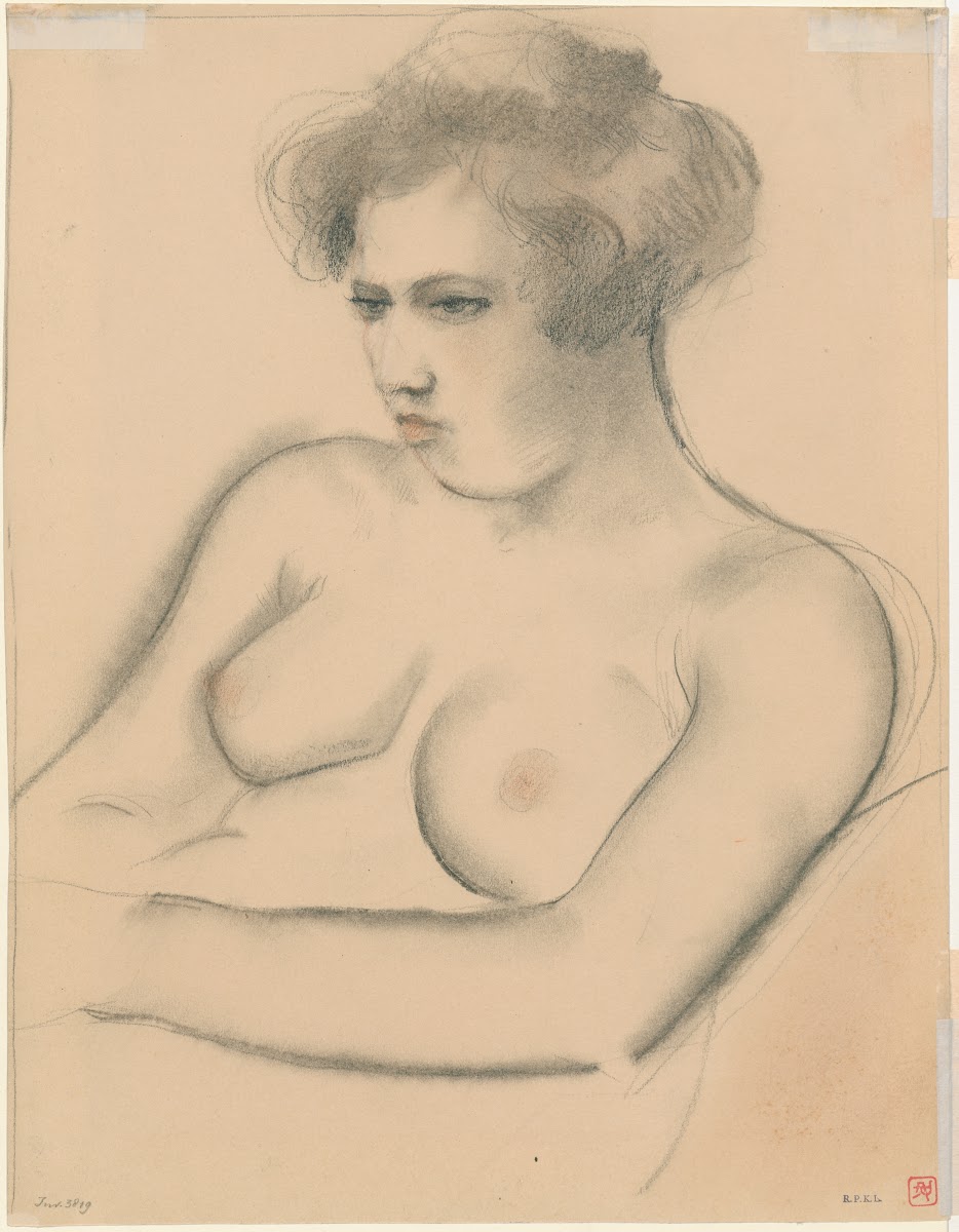 Seated female nude 2