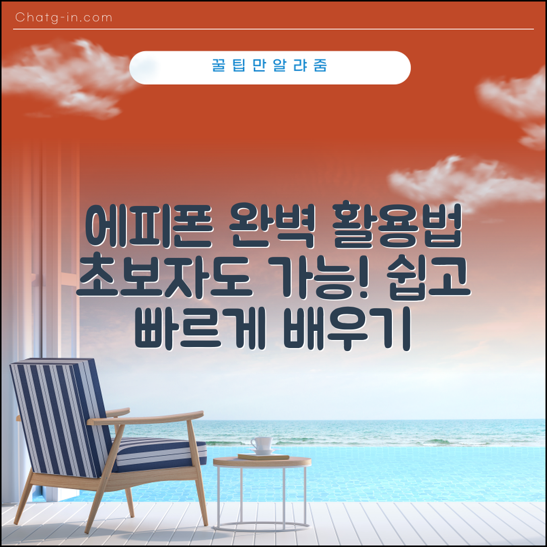 초보자도 쉽게 배우는 에피폰 활용법