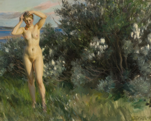 By Lake Siljan 1905