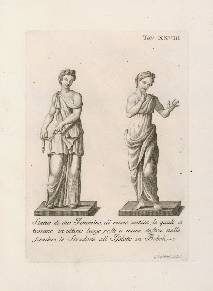 Statue Di Due Femmine Di Mano Antica Le Quali Si Trovano In Ultimo Luogo 1789