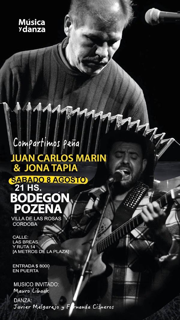 Peña con Juan Carlos Marín y Jona Tapia