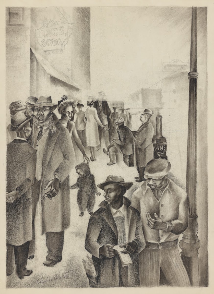 Harlem Street Scene 1935 1943