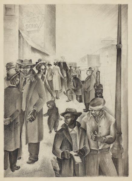 Harlem Street Scene 1935 1943